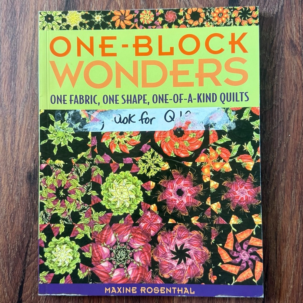 One Block Wonders: One Fabric, One Shape, One-of-a-Kind Quilts -Maxine Rosenthal - Picture 7 of 13
